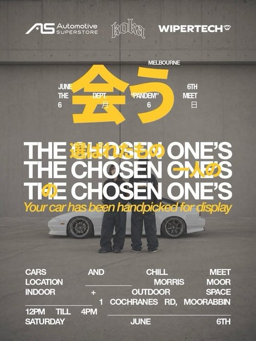 The Chosen Ones — car meet in Melbourne, VIC on Saturday 6 June 2026