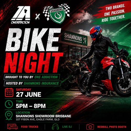 Bike Night — car meet in Brisbane, QLD on Saturday 27 June 2026