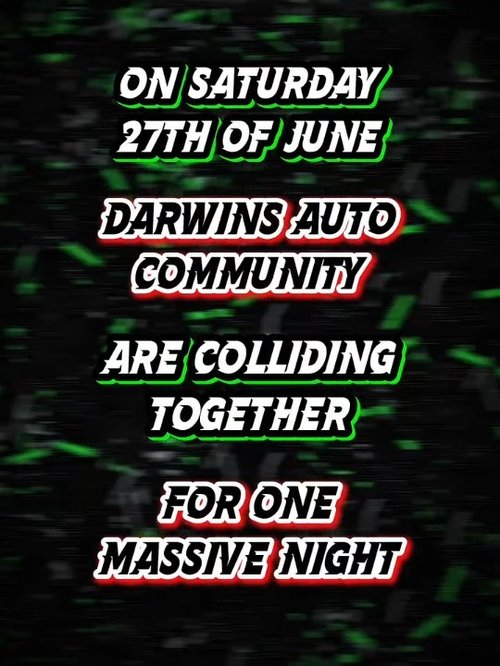 ALL MOTORS MEET & CRUISE — JDM car meet in Darwin, NT on Saturday 27 June 2026