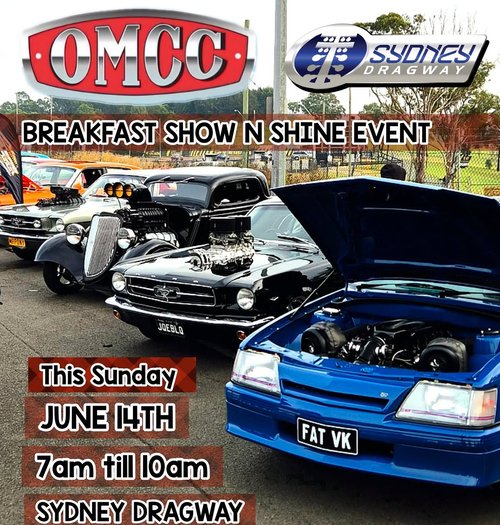 OMCC Breakfast Show n Shine — Classic/Muscle car meet in Sydney, NSW on Sunday 14 June 2026