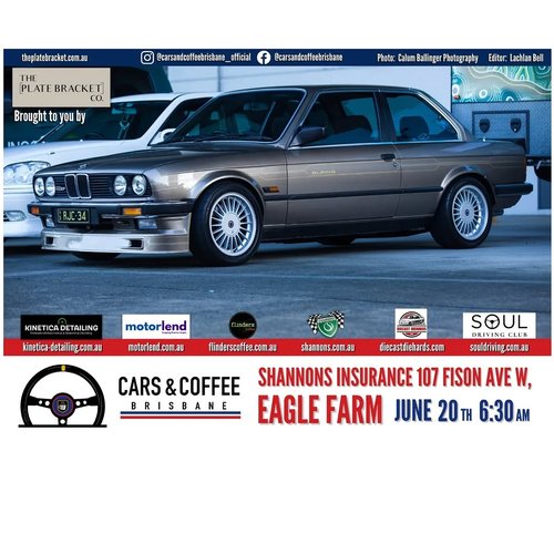 Cars & Coffee Brisbane — Classic/Euro car meet in Brisbane, QLD on Saturday 20 June 2026