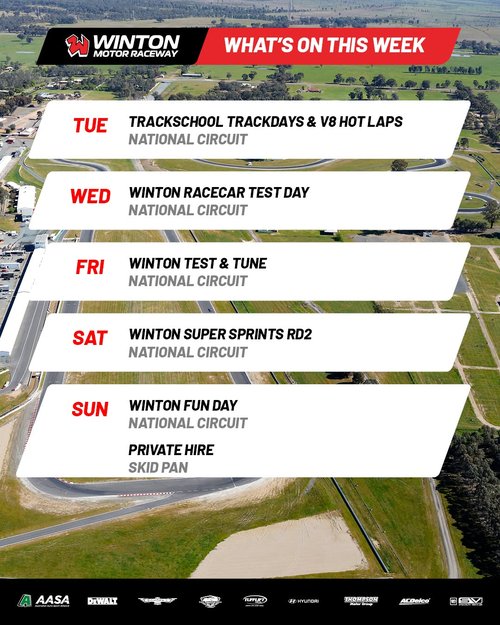 Winton Fun Day — track day in Melbourne, VIC on Sunday 14 June 2026