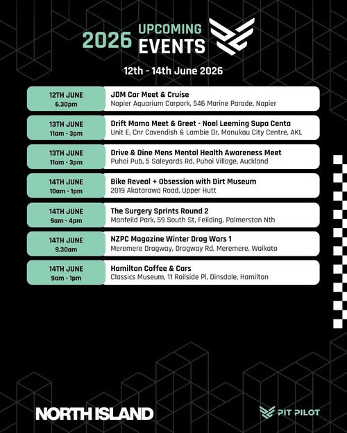 JDM Car Meet & Cruise — JDM car meet in International on Friday 12 June 2026