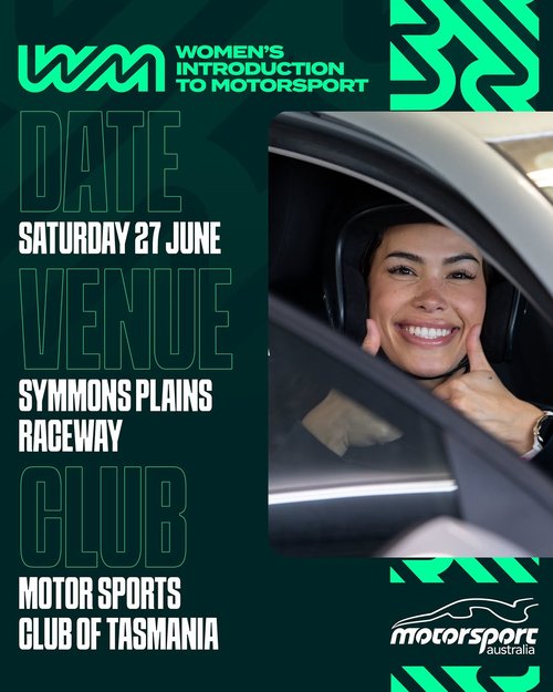 Women's Introduction to Motorsport — track day in Launceston, TAS on Saturday 27 June 2026