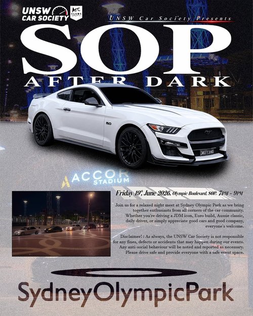 SOP After Dark — JDM/Euro car meet in Sydney, NSW on Friday 19 June 2026