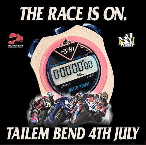 SA Road Racing Championship - Round 4 — track day in Adelaide, SA on Saturday 4 July 2026