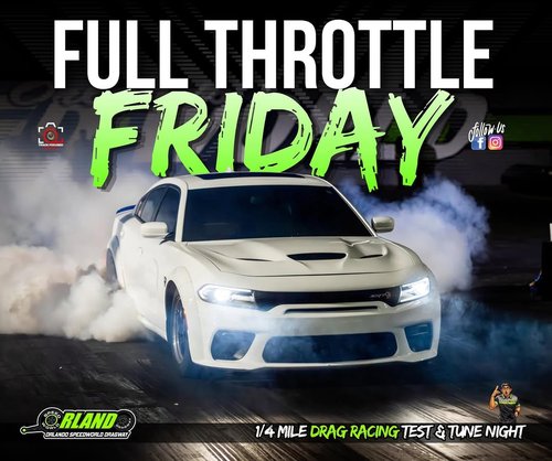 Full Throttle Friday — Exotic/Muscle track day in International on Friday 12 June 2026