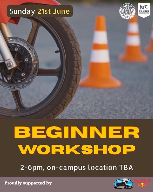 Beginner Rider Workshop — car meet in Sydney, NSW on Sunday 21 June 2026