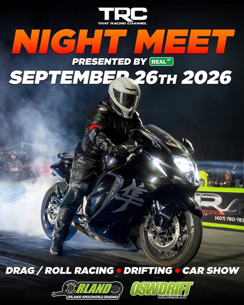 TRC Night Meet — JDM/Muscle spectator event in International on Saturday 26 September 2026