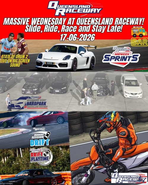 Massive Wednesday — JDM/Stance spectator event in Brisbane, QLD on Wednesday 17 June 2026