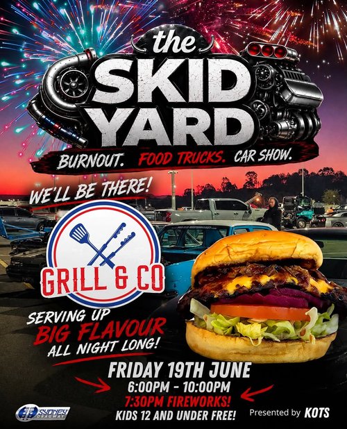 The Skid Yard — Muscle spectator event in Sydney, NSW on Friday 19 June 2026