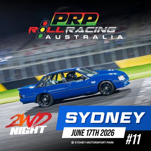 Roll Racing Sydney 2WD Night — JDM/Muscle track day in Sydney, NSW on Wednesday 17 June 2026
