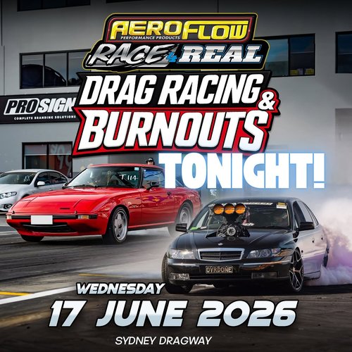 Aeroflow Race 4 Real — Muscle track day in Sydney, NSW on Wednesday 17 June 2026