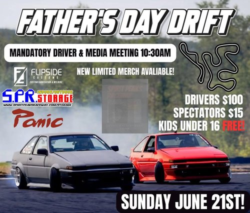 Father's Day Drift — JDM track day in International on Sunday 21 June 2026