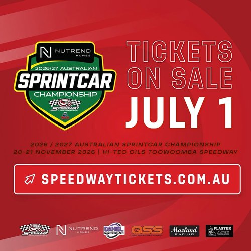 Australian Sprintcar Championship — Muscle spectator event in Toowoomba, QLD on Friday 20 November 2026