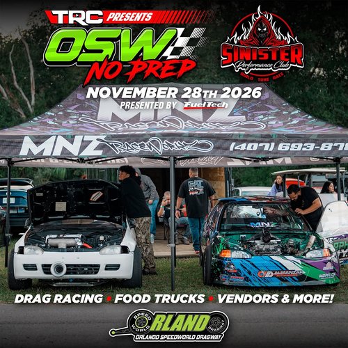 TRC & Sinister Performance No Prep — JDM/Muscle track day in International on Saturday 28 November 2026