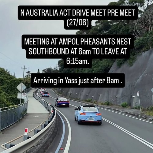 N Australia ACT Drive Meet Pre Meet — car meet in Wollongong, NSW on Saturday 27 June 2026
