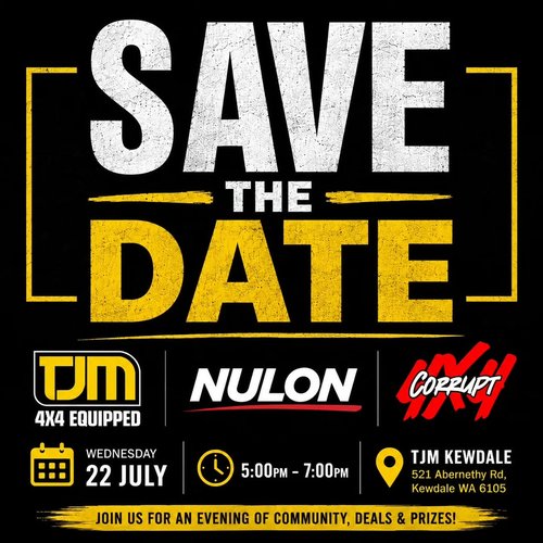 TJM Kewdale Community Evening — 4x4 car meet in Perth, WA on Wednesday 22 July 2026