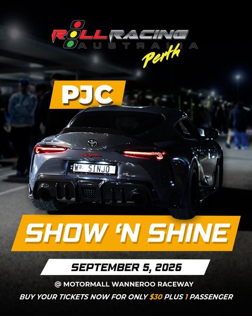 PJC Show 'n Shine — JDM/Muscle car meet in Perth, WA on Saturday 5 September 2026