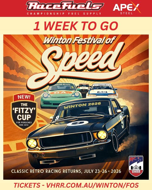 Winton Festival of Speed — Classic/Muscle spectator event in Melbourne, VIC on Thursday 23 July 2026