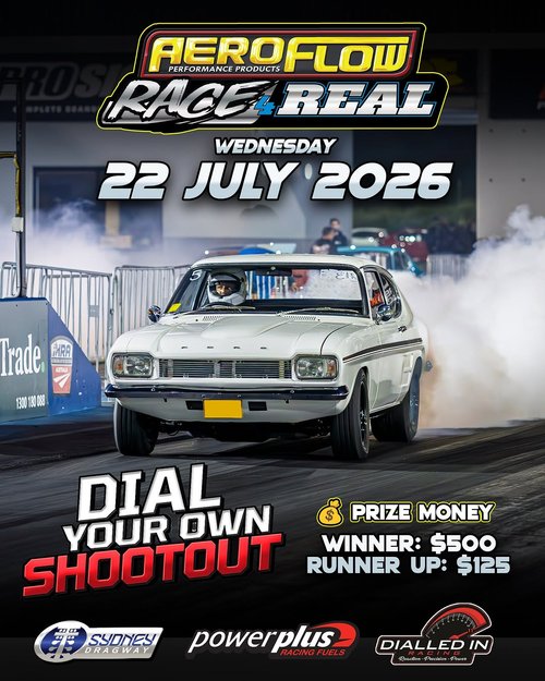 Aeroflow Race 4 Real — Muscle track day in Sydney, NSW on Wednesday 22 July 2026