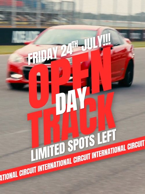 Open Track Day — track day in Adelaide, SA on Friday 24 July 2026