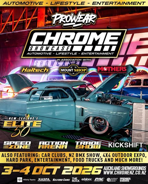 Prowear Chrome Showcase — Stance/4x4 spectator event in International on Saturday 3 October 2026