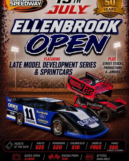 Ellenbrook Open — spectator event in Perth, WA on Sunday 19 July 2026