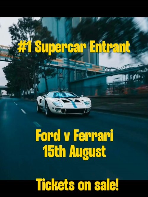 Ford v Ferrari Movie Night — Exotic/Classic car meet in Melbourne, VIC on Saturday 15 August 2026