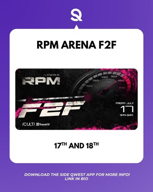 RPM Arena F2F — car meet in Sydney, NSW on Friday 17 July 2026