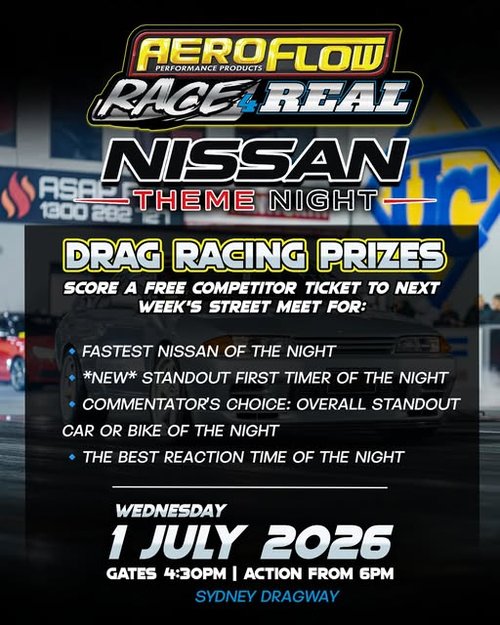 Race 4 Real — JDM/Muscle track day in Sydney, NSW on Wednesday 1 July 2026