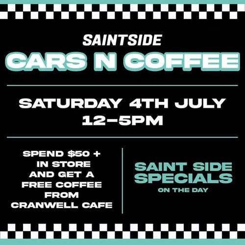 Saintside Cars N Coffee — JDM car meet in Melbourne, VIC on Saturday 4 July 2026