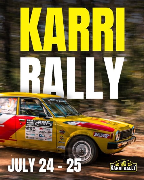 ARC Plant Hire Karri Rally — spectator event in Perth, WA on Friday 24 July 2026