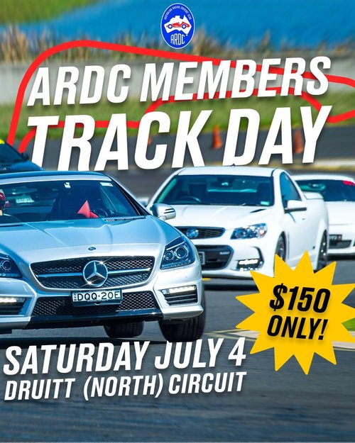 ARDC Members Track Day — track day in Sydney, NSW on Saturday 4 July 2026