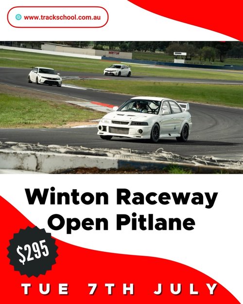 Winton Raceway Open Pitlane — track day in Melbourne, VIC on Tuesday 7 July 2026
