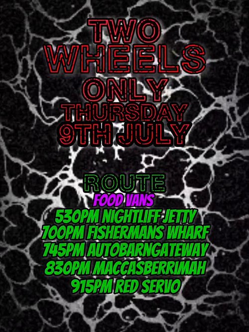 Darwin Bike Meet — car meet in Darwin, NT on Thursday 9 July 2026