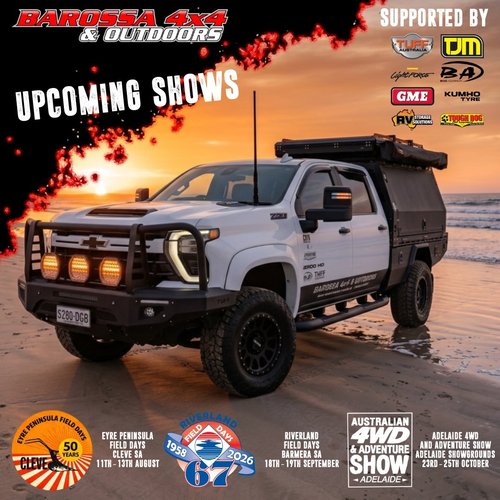 Adelaide 4WD and Adventure Show — 4x4 spectator event in Adelaide, SA on Friday 23 October 2026