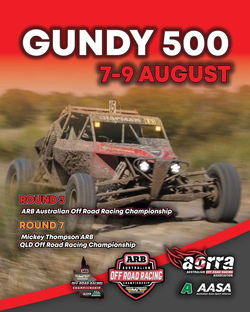 Gundy 500 — 4x4 spectator event in Brisbane, QLD on Friday 7 August 2026