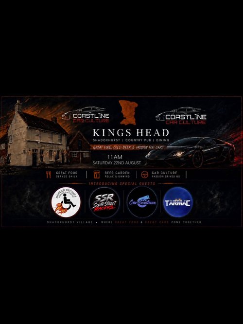 Coastline Car Culture at Kings Head — JDM/Stance car meet in International on Saturday 22 August 2026