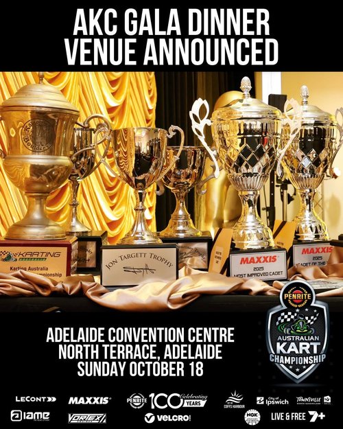 AKC Gala Dinner — car meet in Adelaide, SA on Sunday 18 October 2026