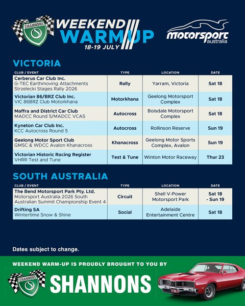 Wintertime Snow & Shine — JDM/Stance car meet in Adelaide, SA on Saturday 18 July 2026