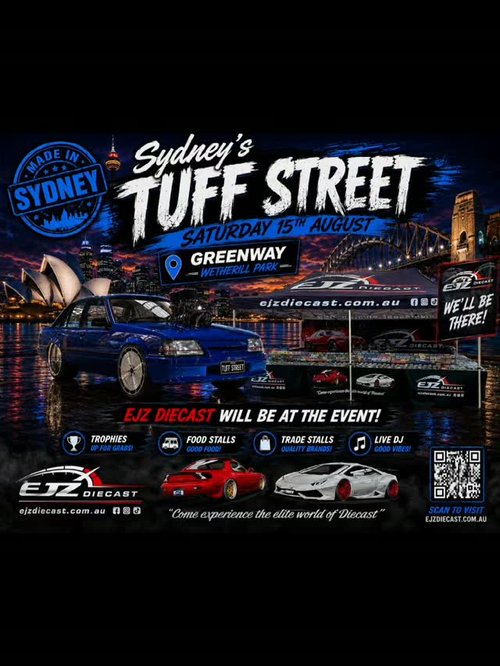 Sydney's Tuff Street — Muscle/JDM car meet in Sydney, NSW on Saturday 15 August 2026