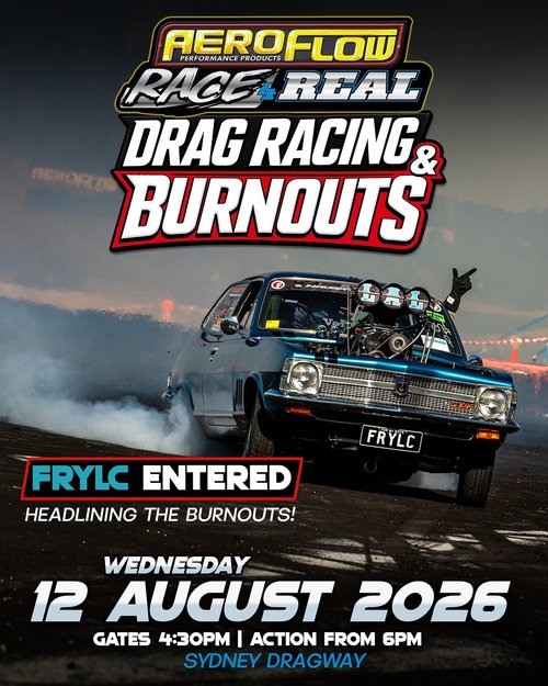 Aeroflow Race 4 Real Drag Racing & Burnouts — Muscle track day in Sydney, NSW on Wednesday 12 August 2026