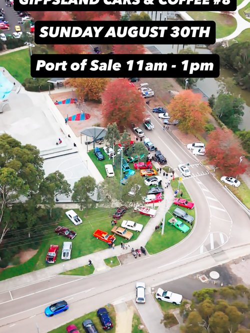 Gippsland Cars & Coffee #8 — Classic/Euro car meet in Melbourne, VIC on Sunday 30 August 2026