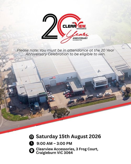 Clearview 20 Year Anniversary Celebration — 4x4/Stance car meet in Melbourne, VIC on Saturday 15 August 2026