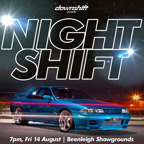 Night Shift — Euro/JDM car meet in Brisbane, QLD on Friday 14 August 2026