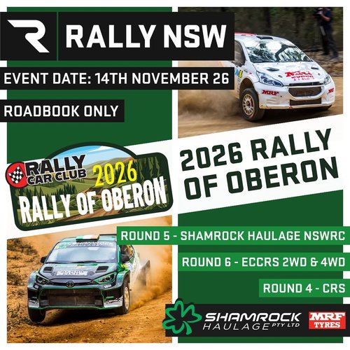 2026 Rally of Oberon — Classic track day in Bathurst, NSW on Saturday 14 November 2026