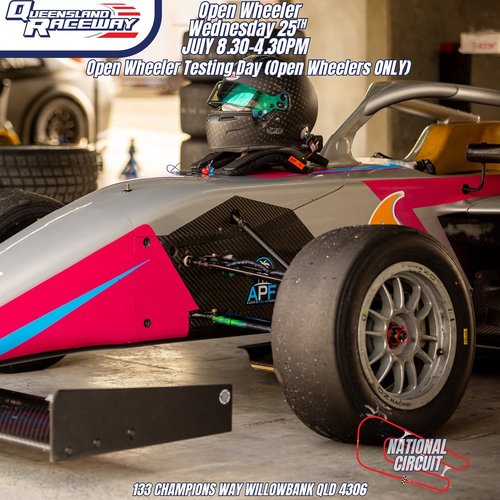 Open Wheeler Wednesday — JDM track day in Brisbane, QLD on Saturday 25 July 2026