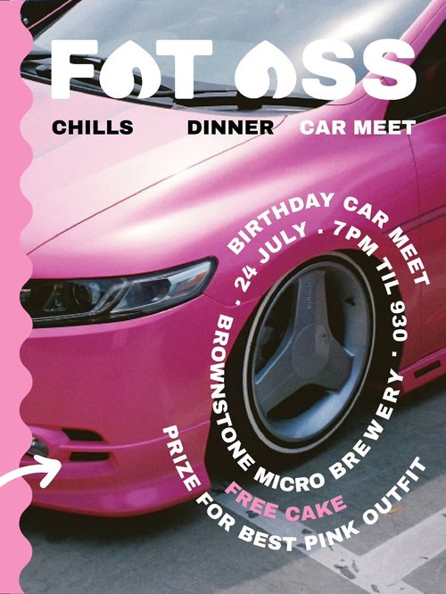 Fat Ass Birthday Car Meet — JDM/Stance car meet in Melbourne, VIC on Friday 24 July 2026
