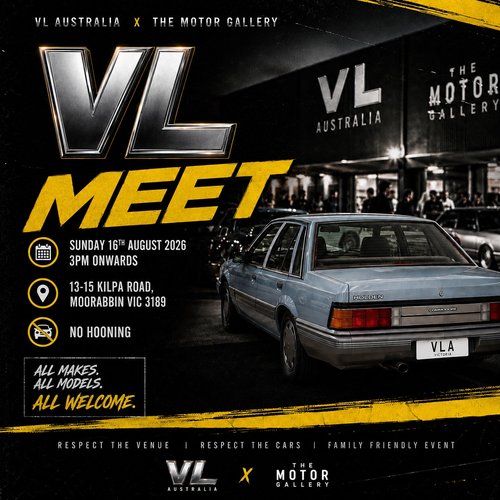 VL Meet — Muscle car meet in Melbourne, VIC on Sunday 16 August 2026